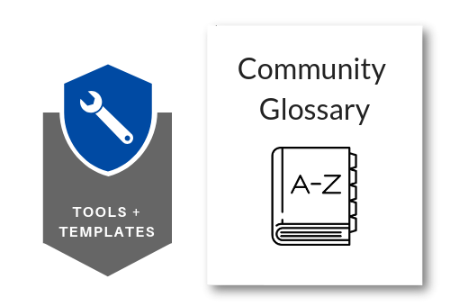 Library Tile - Tools + Templates_glossary