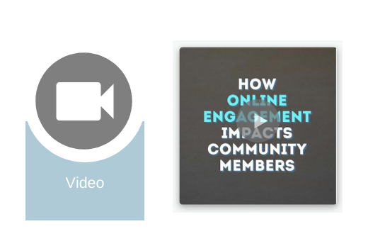 How Online Engagement Impacts Community Members